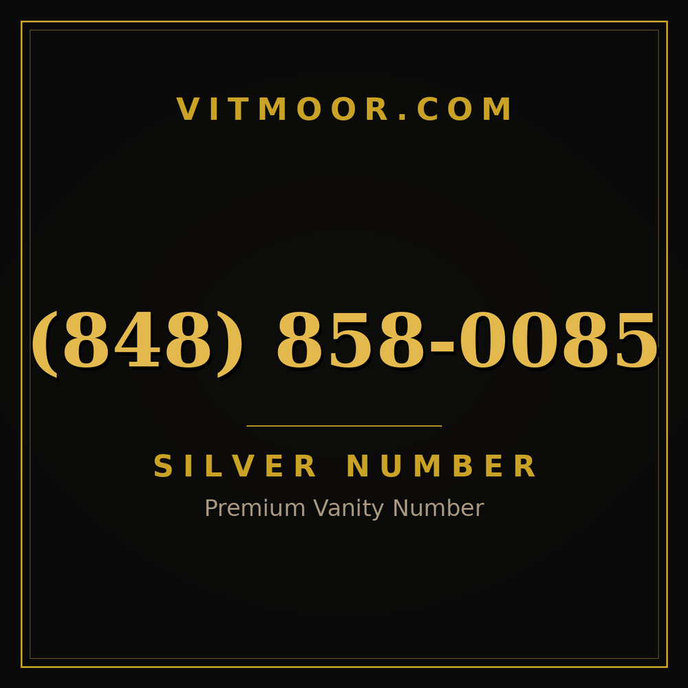 848 858-0085