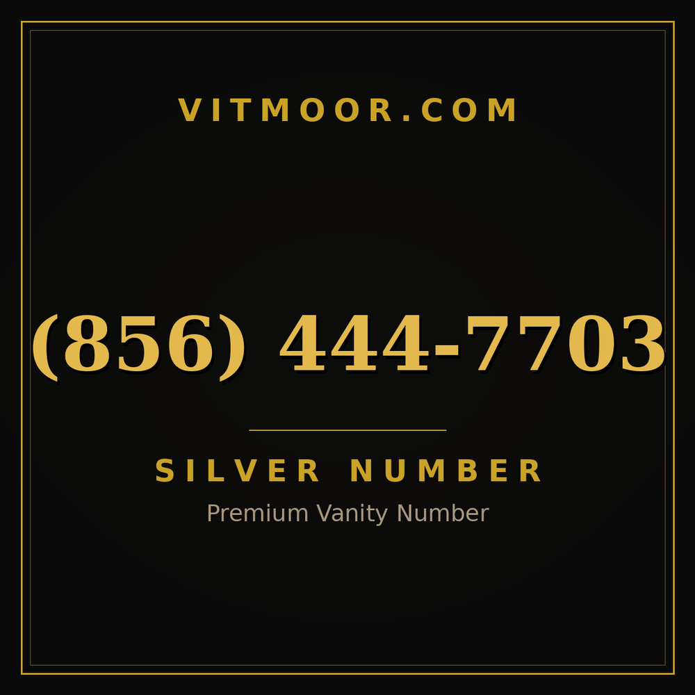 856 444-7703