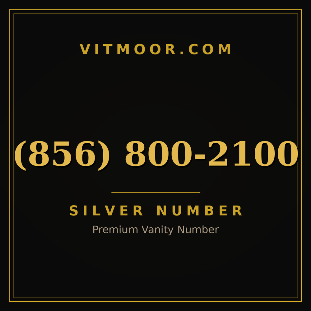 856 800-2100