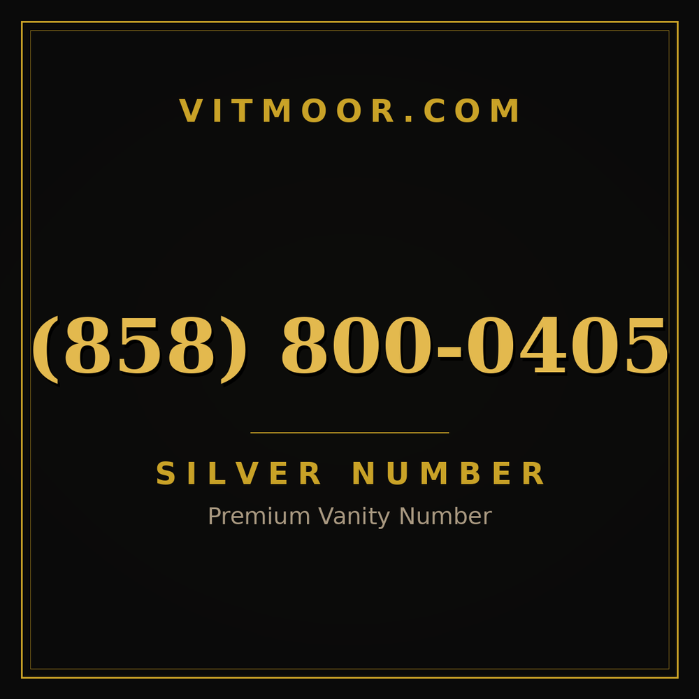 858 800-0405
