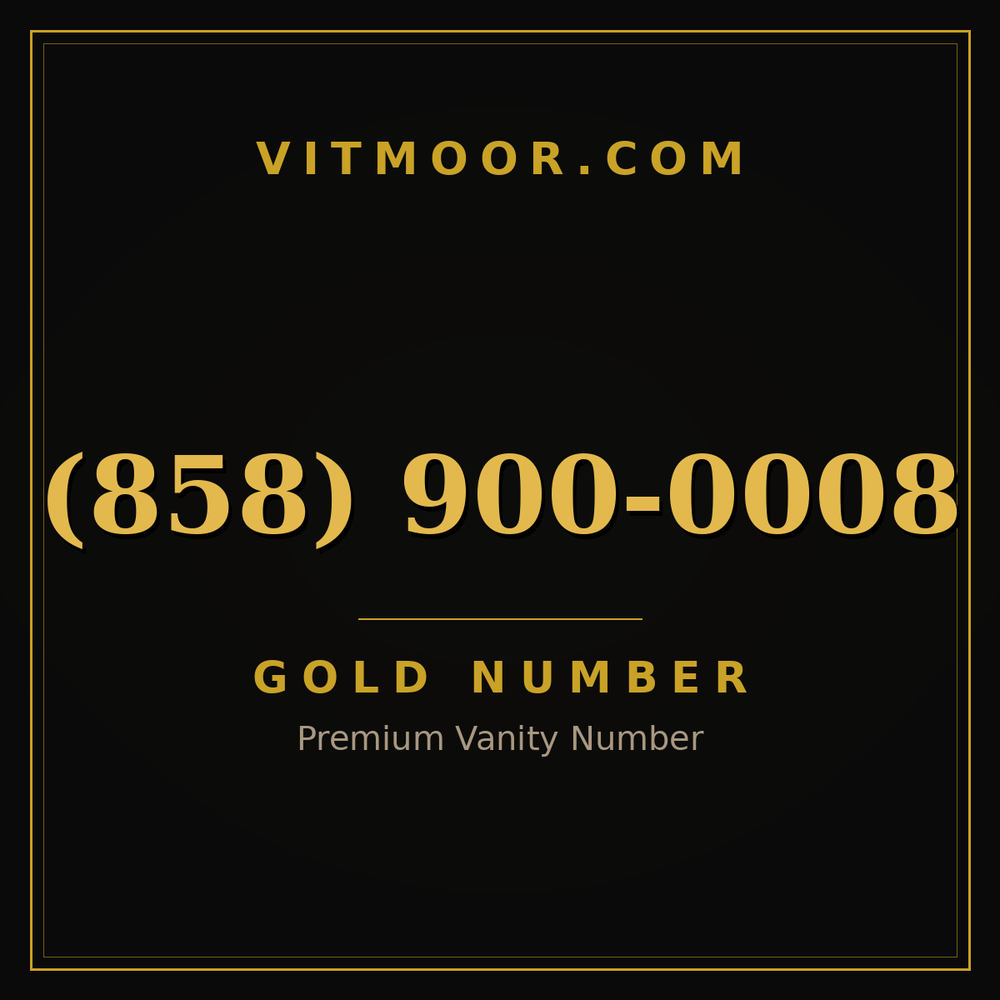 858 900-0008