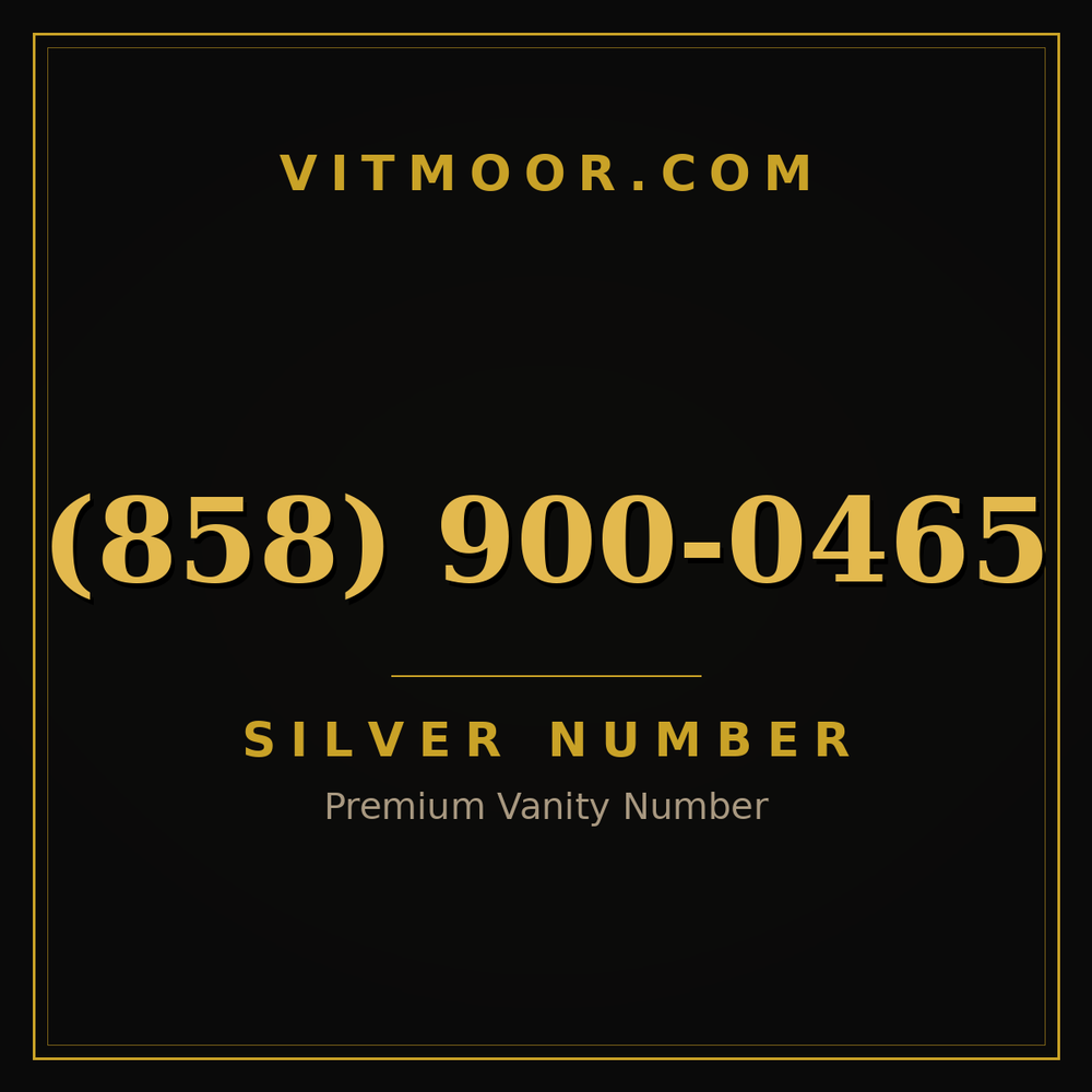 858 900-0465
