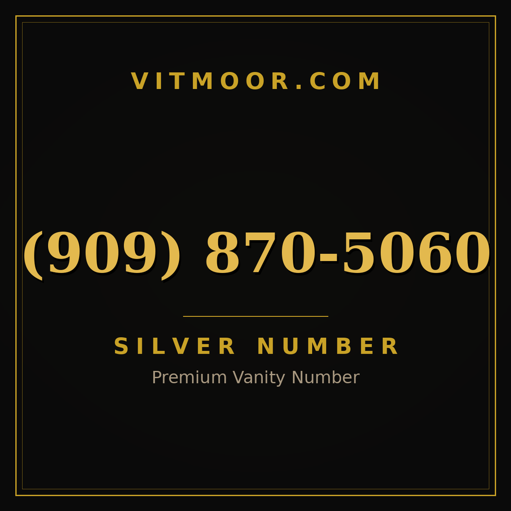 909 870-5060