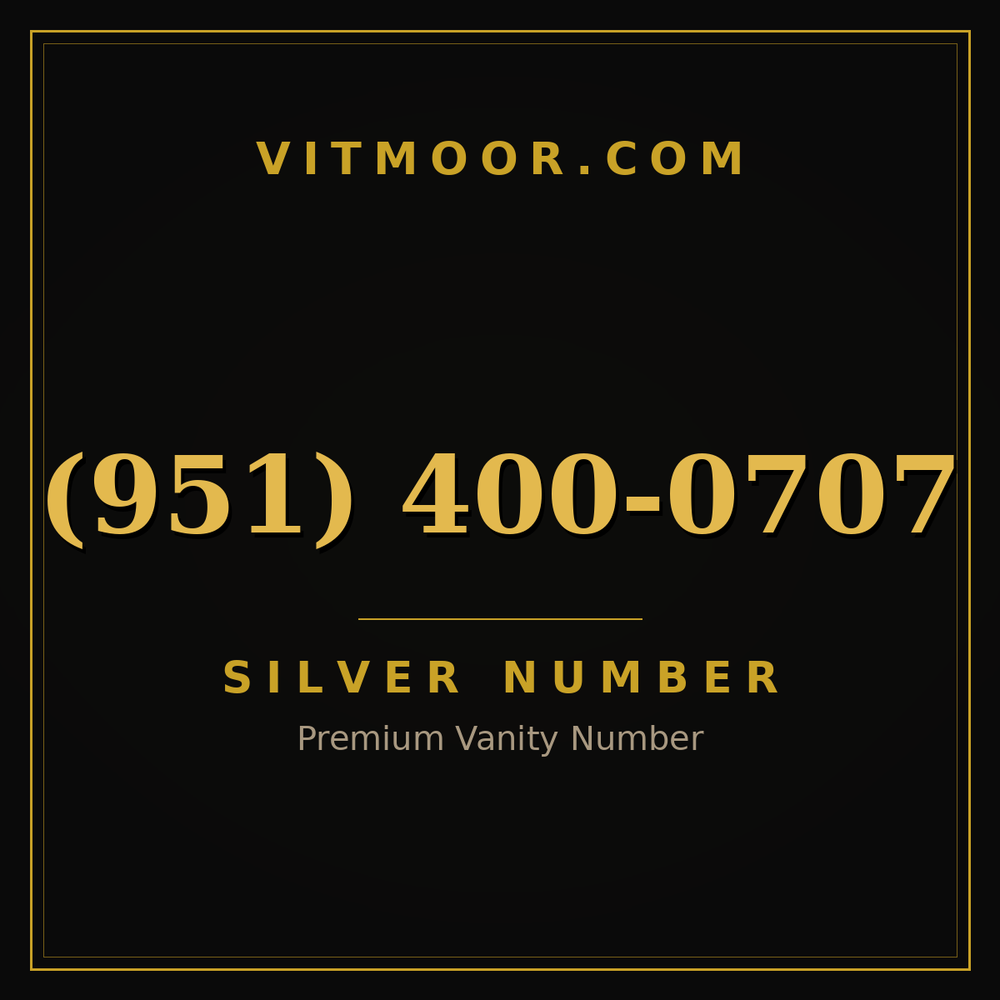 951 400-0707