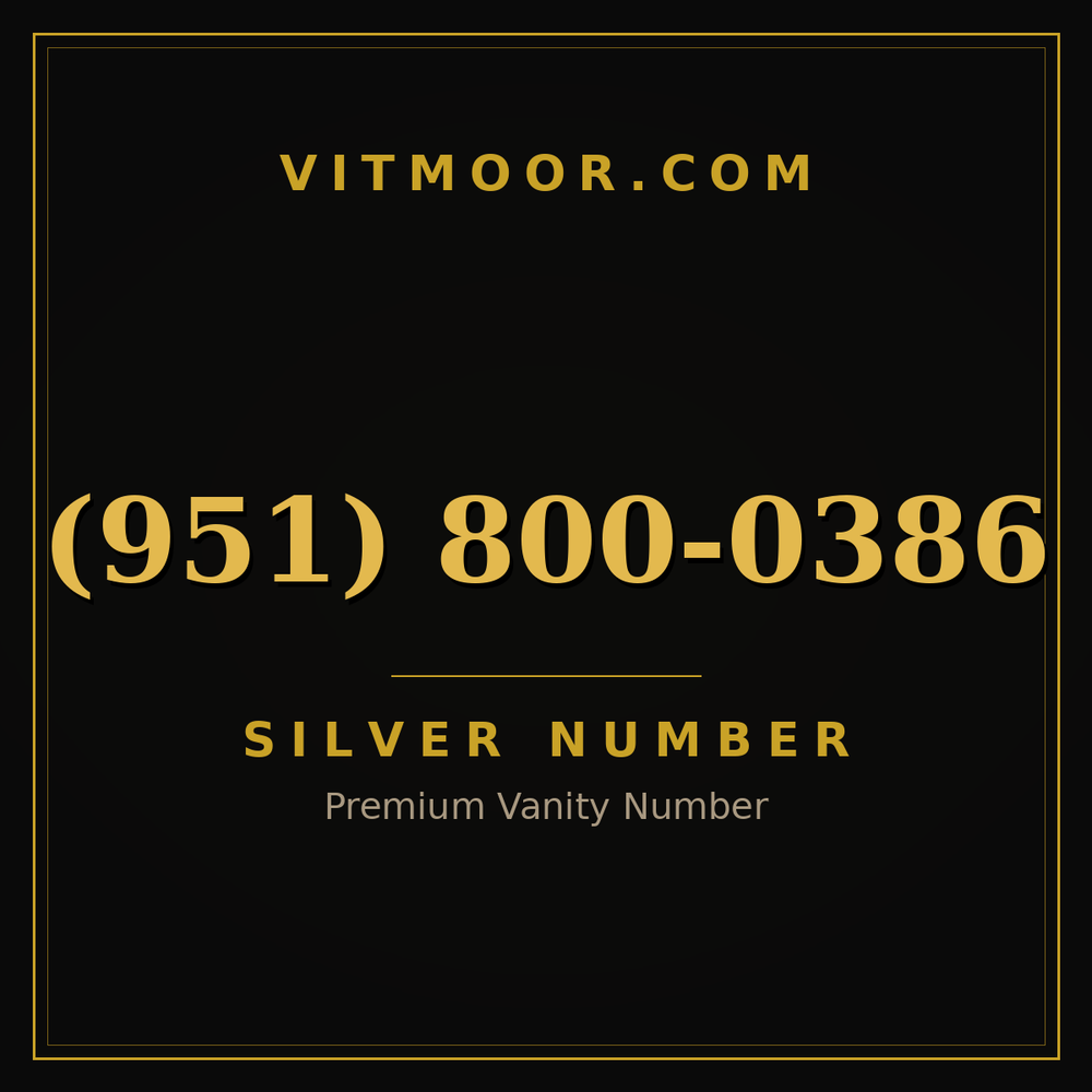 951 800-0386