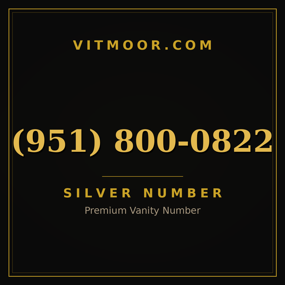 951 800-0822