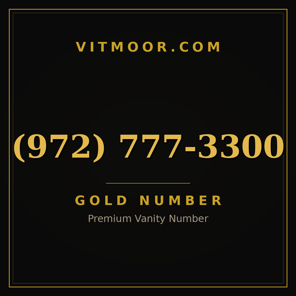 972 777-3300