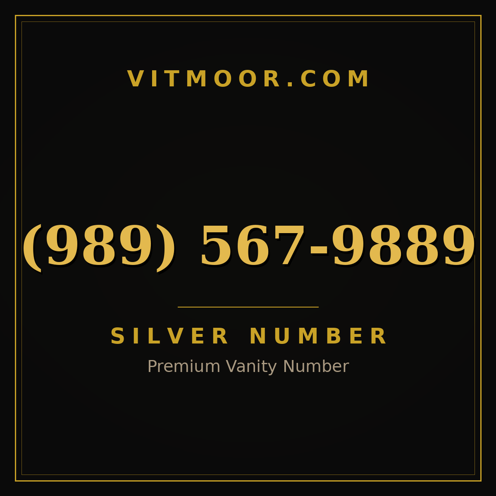 989 567-9889