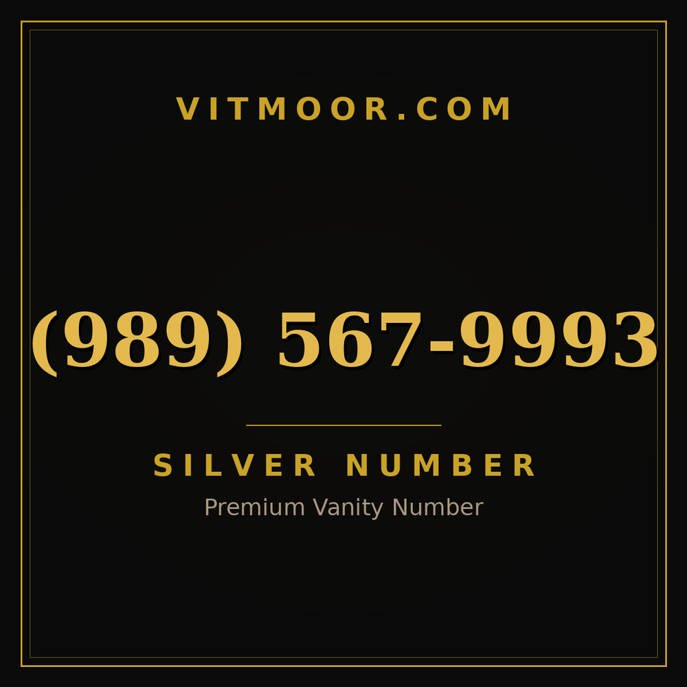 989 567-9993