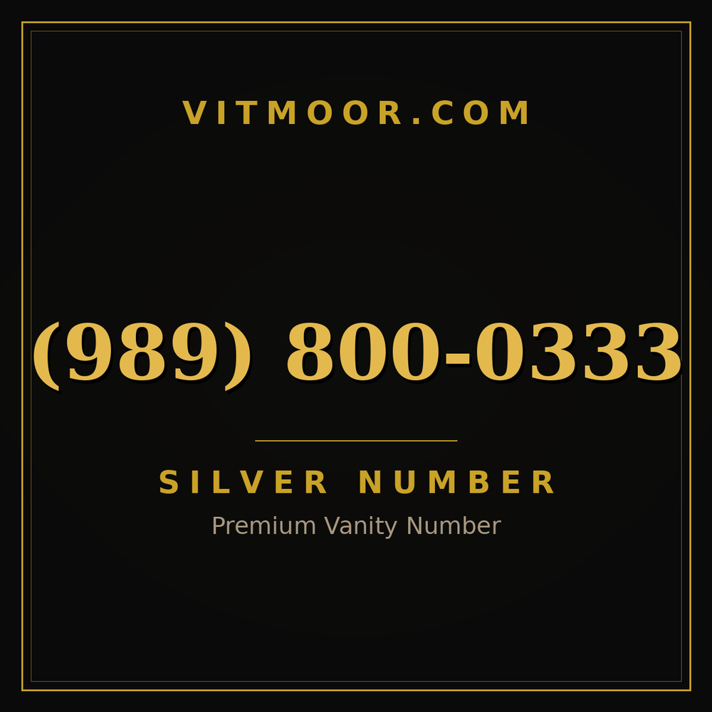 989 800-0333