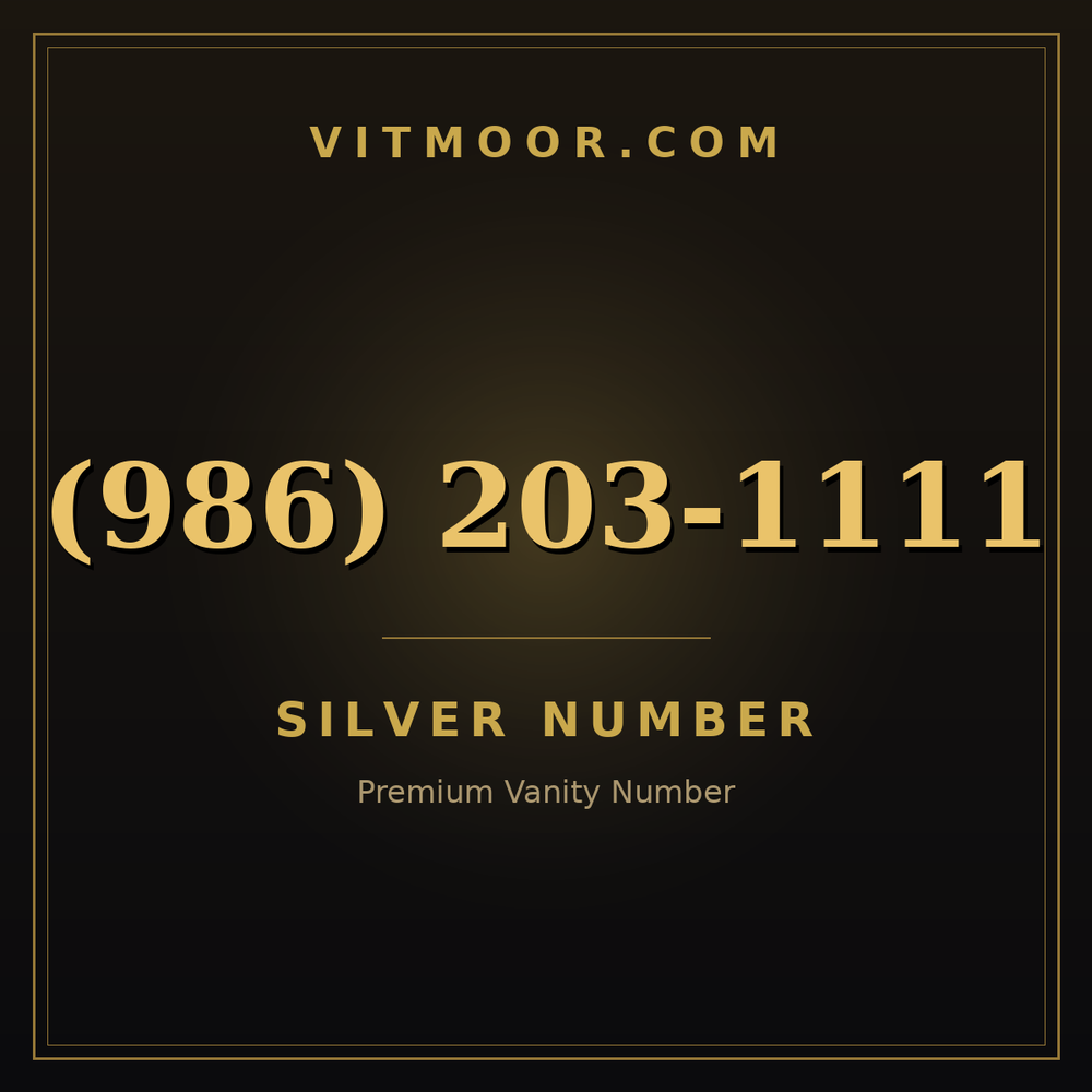 986 203-1111