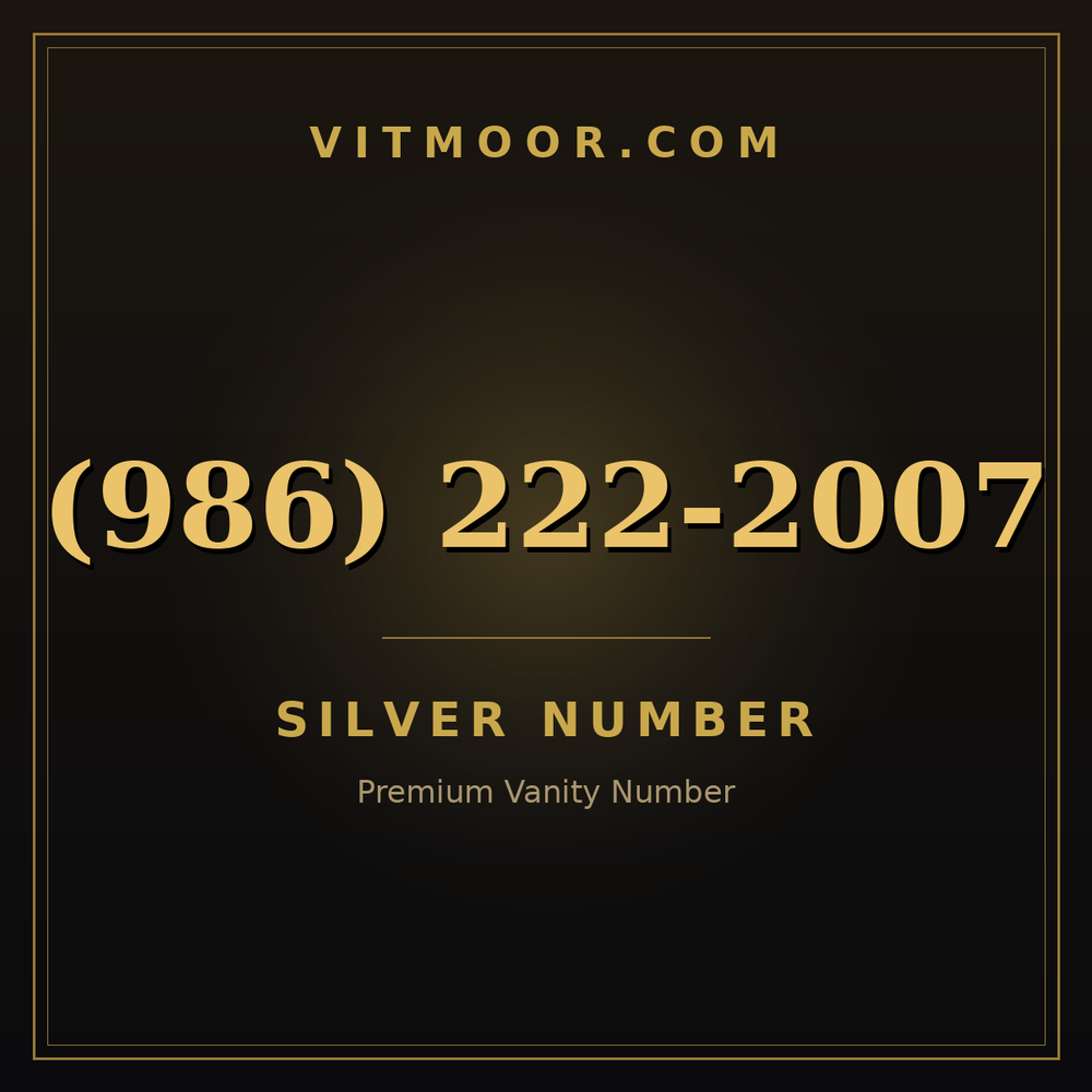 986 222-2007