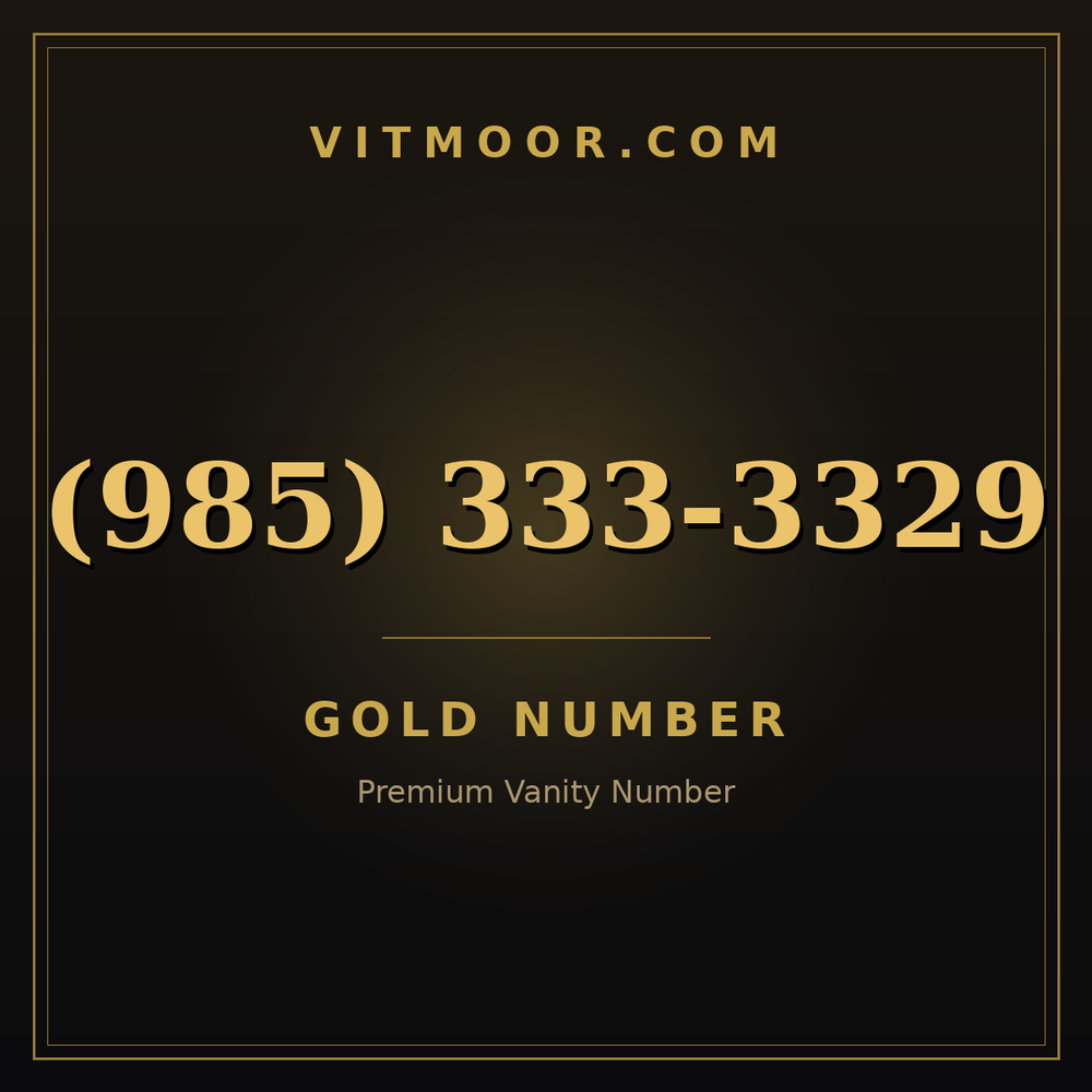 985 333-3329