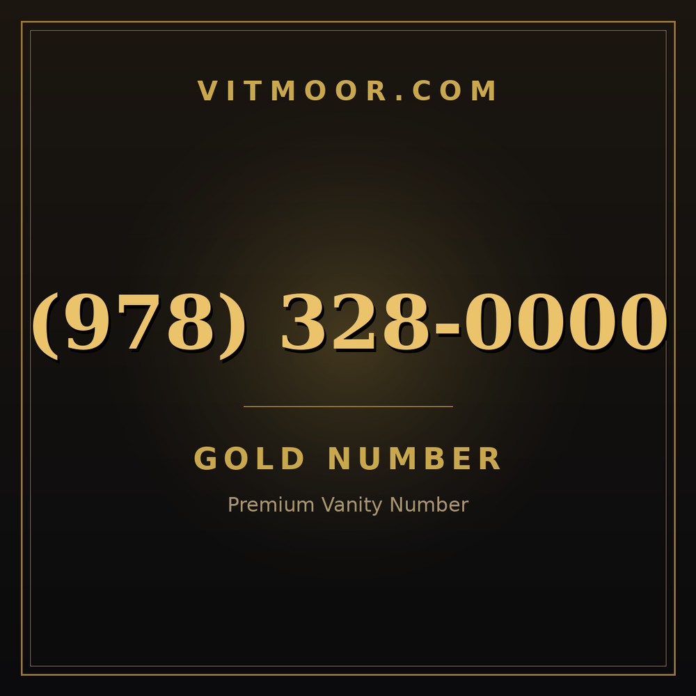 978 328-0000