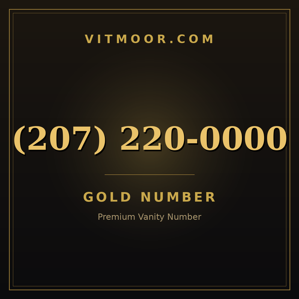 207 220-0000