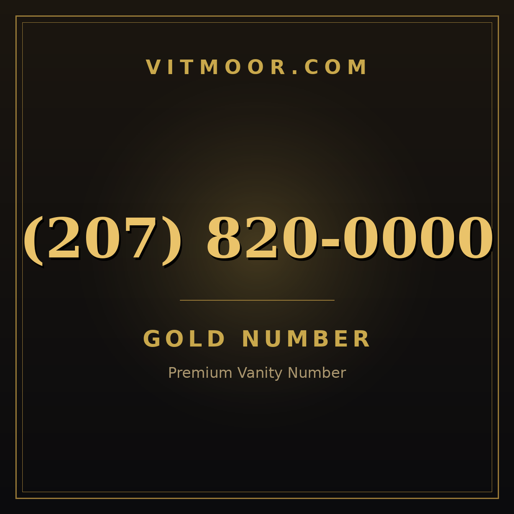 207 820-0000