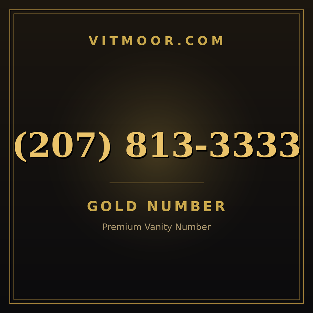 207 813-3333