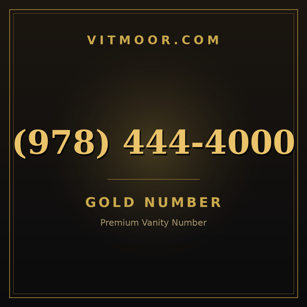 978 444-4000