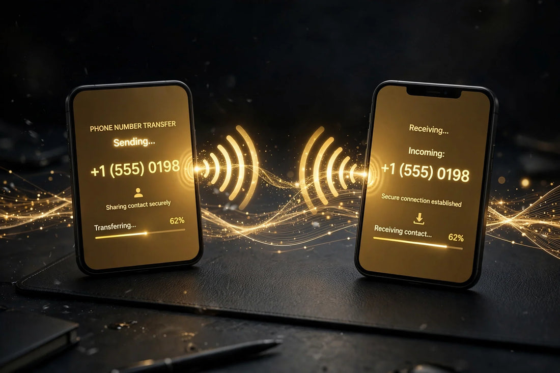 Transferring a golden phone number between smartphones