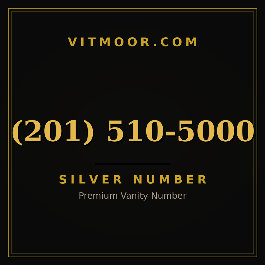 VITMOOR Silver premium number (201) 510-5000