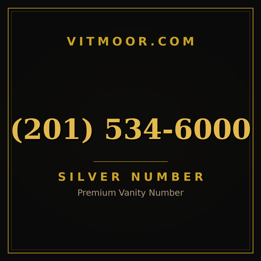 VITMOOR Silver premium number (201) 534-6000