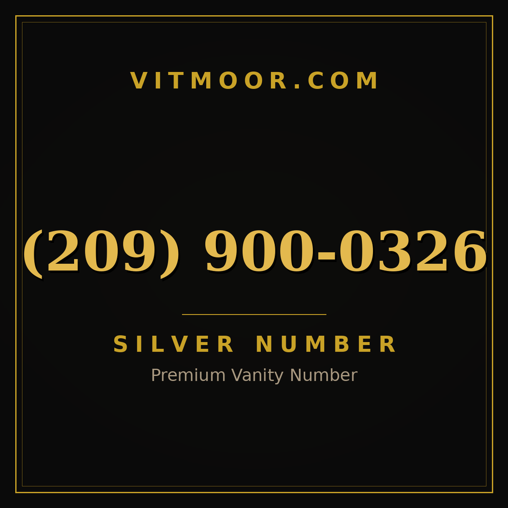 209 900-0326