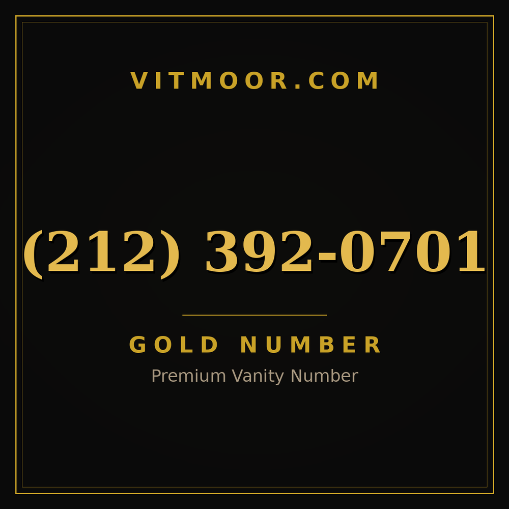 212 392-0701