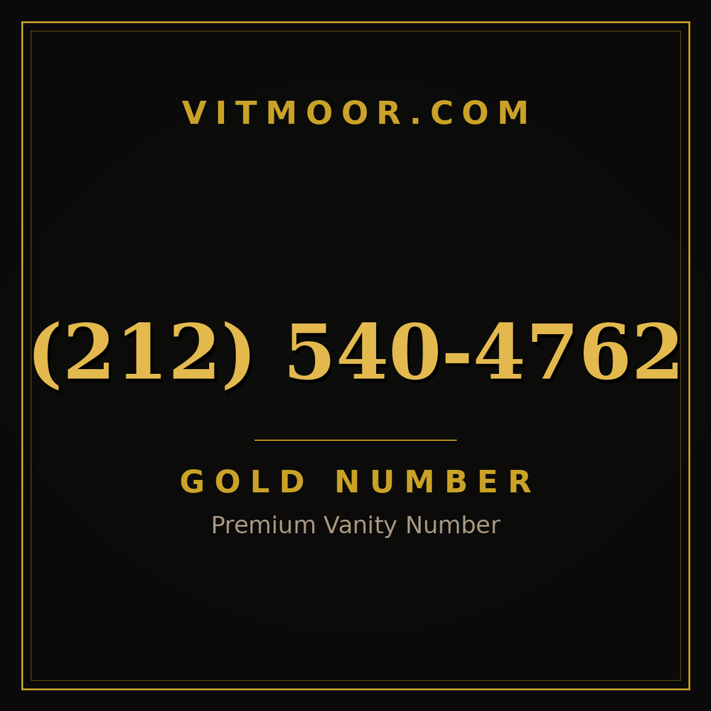 212 540-4762