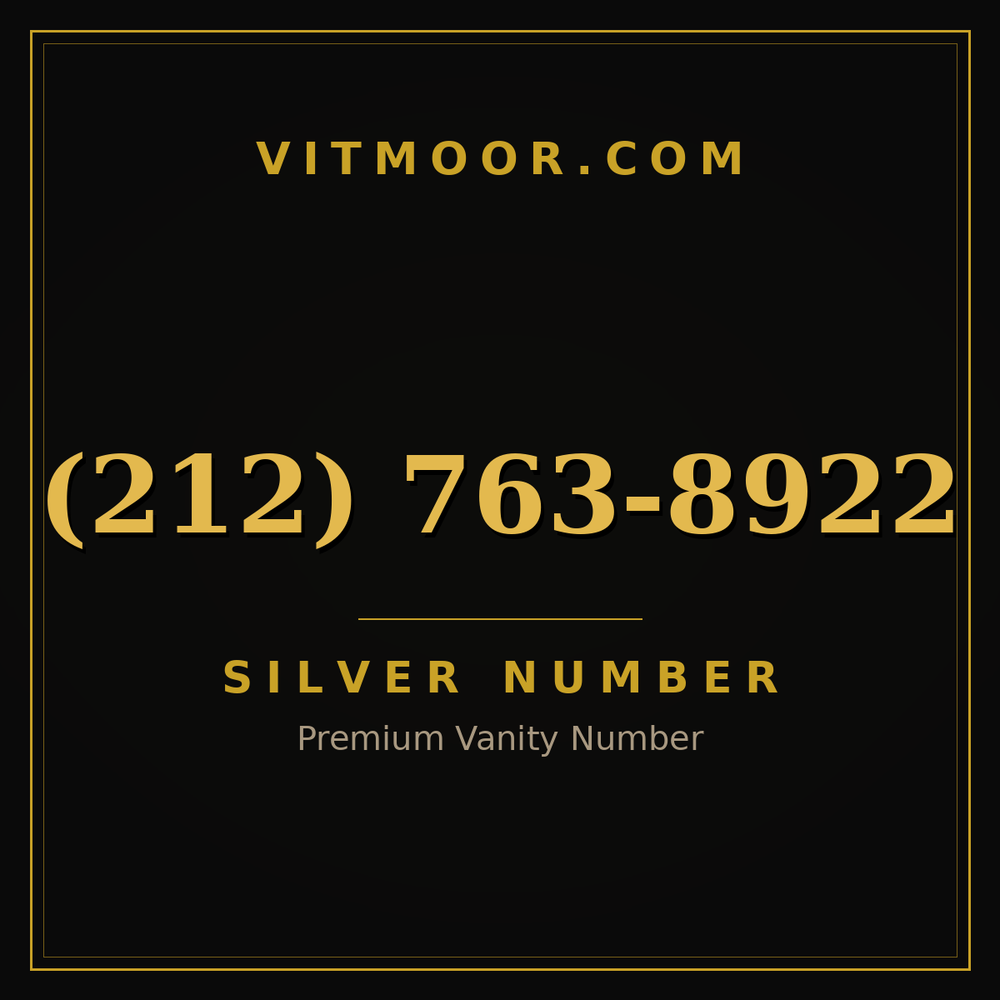 212 763-8922