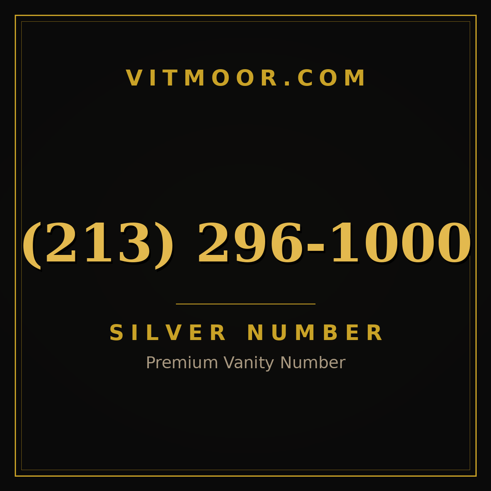 213 296-1000