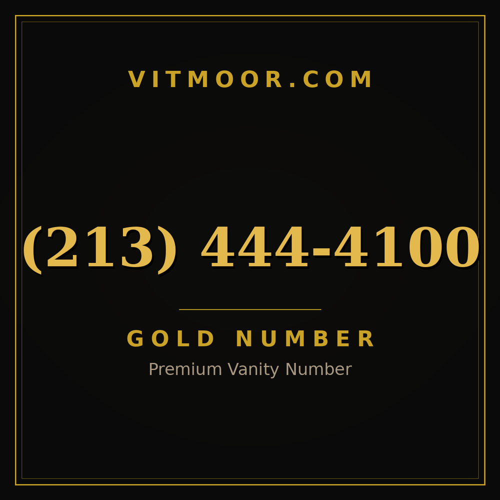 213 444-4100