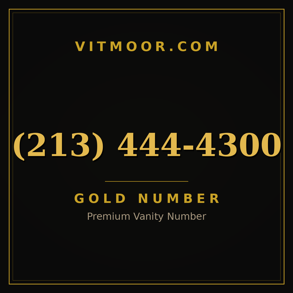 213 444-4300