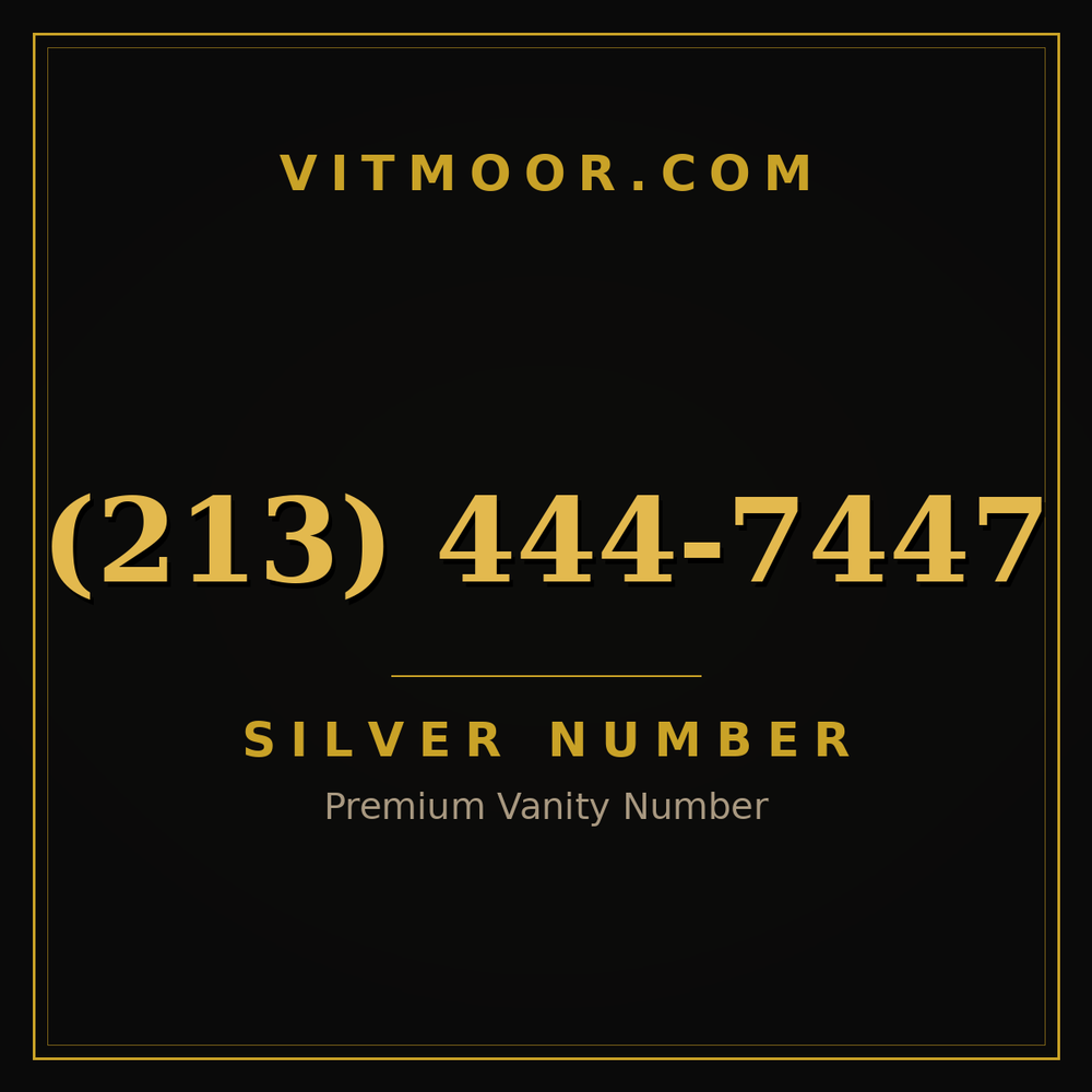 213 444-7447