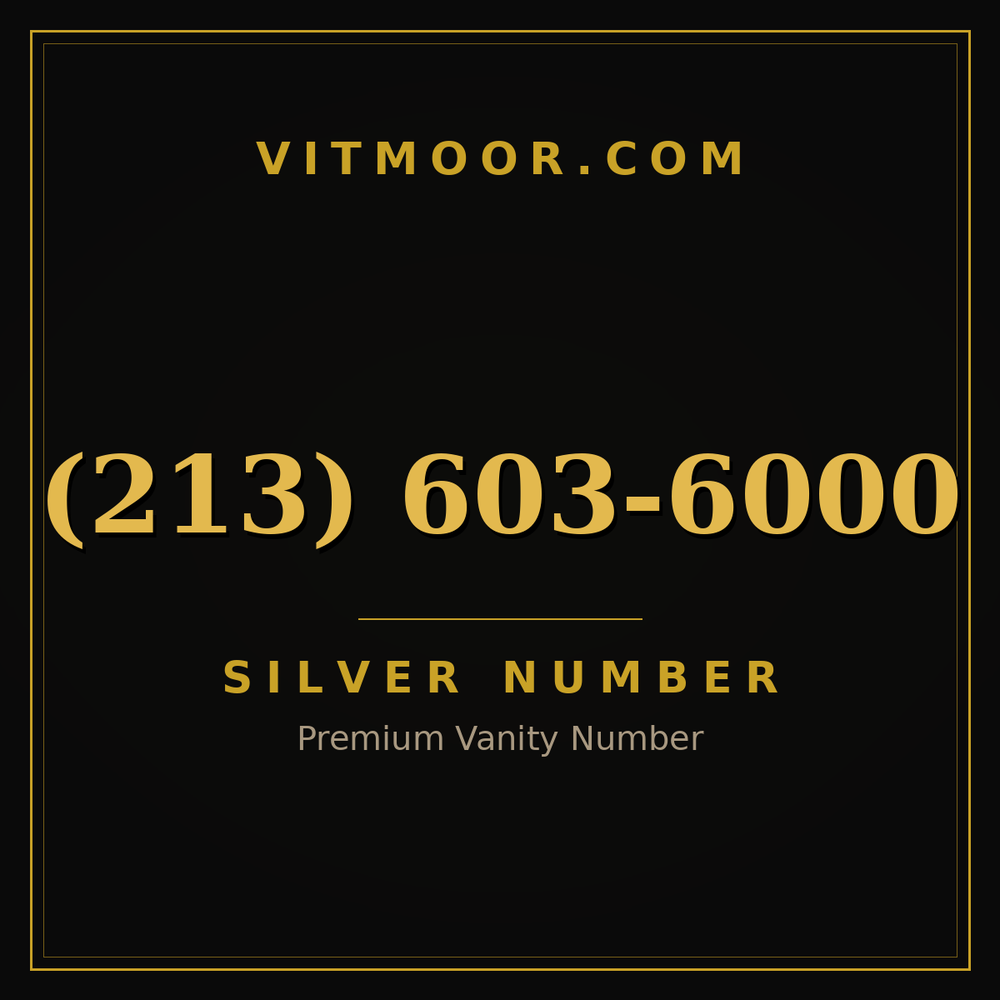213 603-6000
