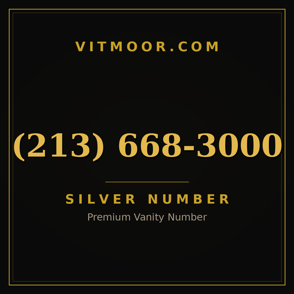 213 668-3000