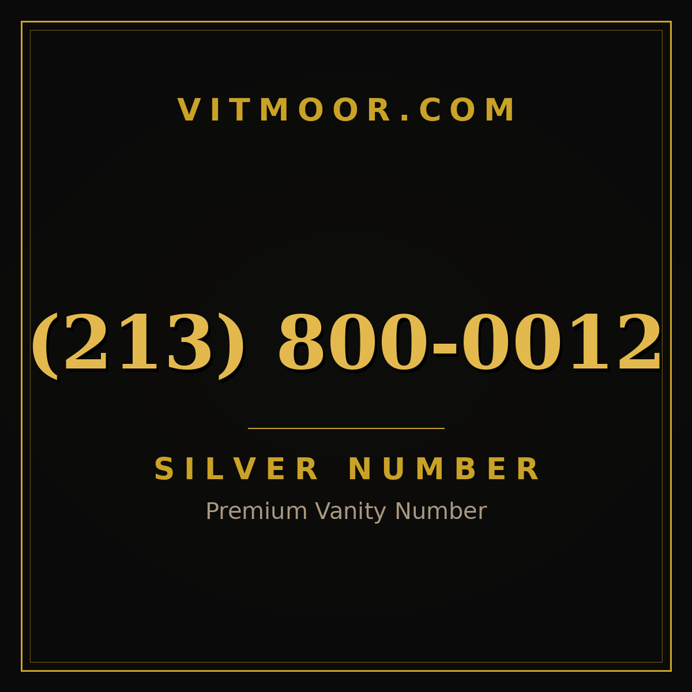 213 800-0012