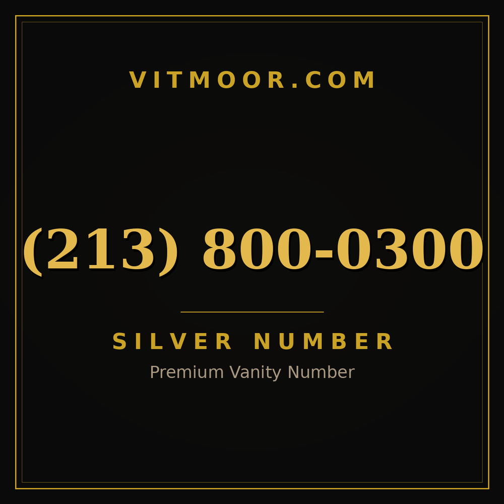 213 800-0300