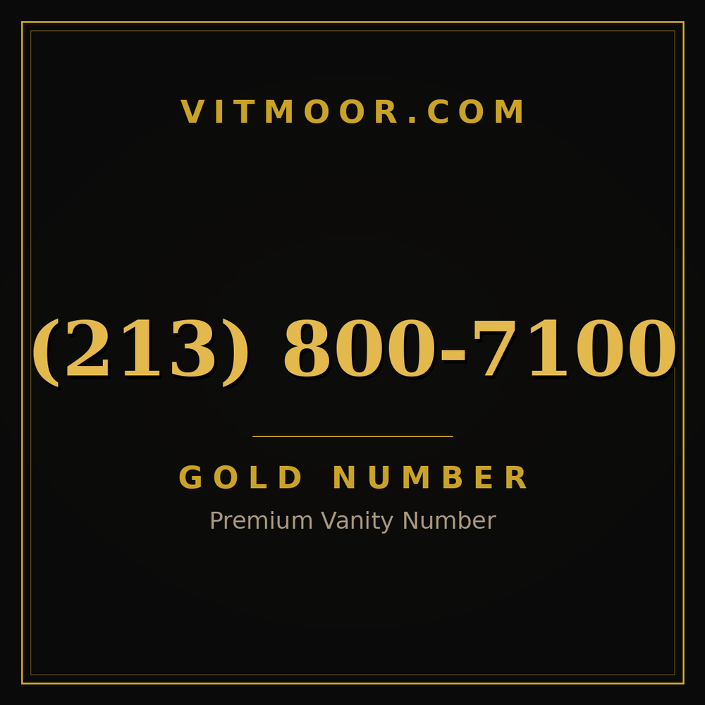 213 800-7100