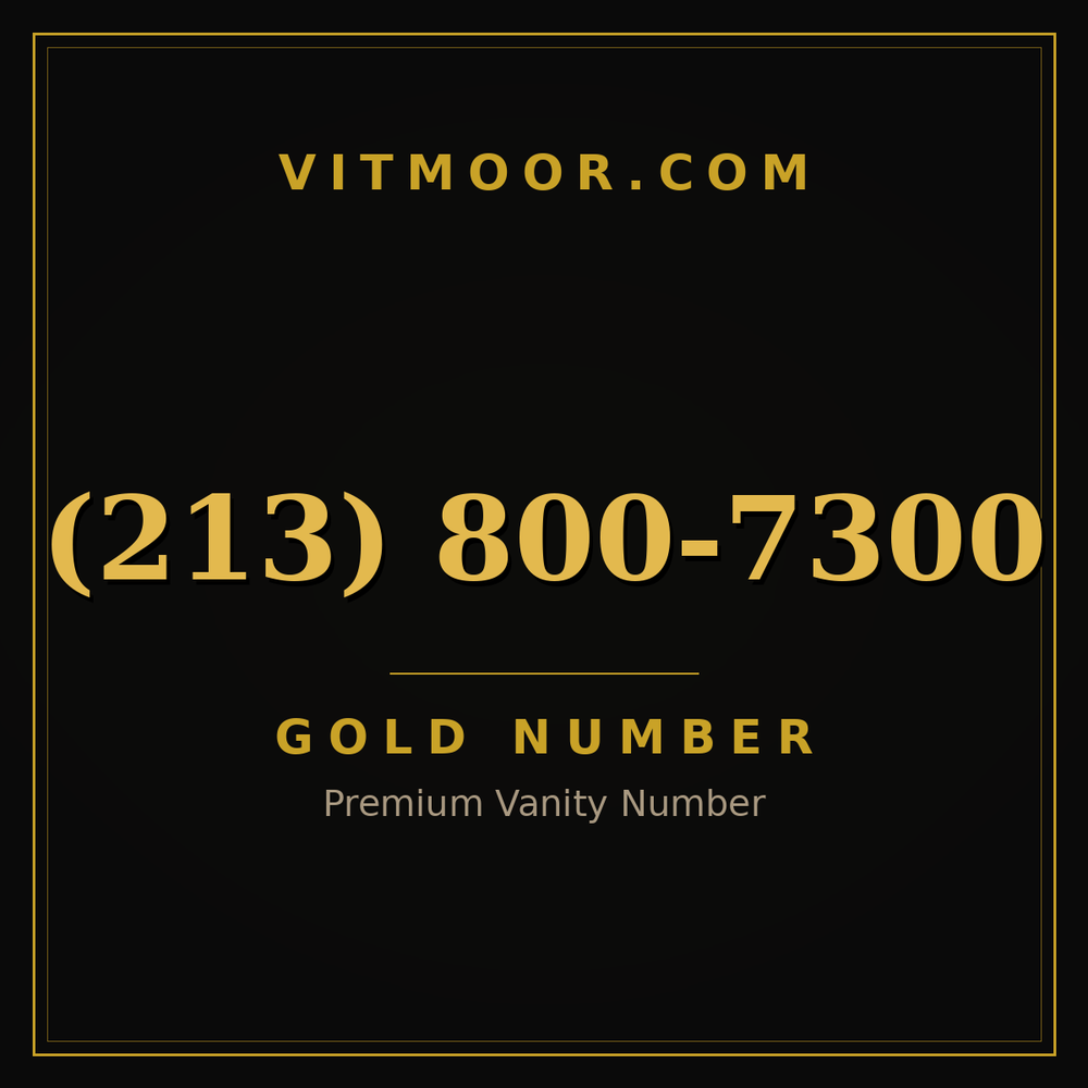213 800-7300