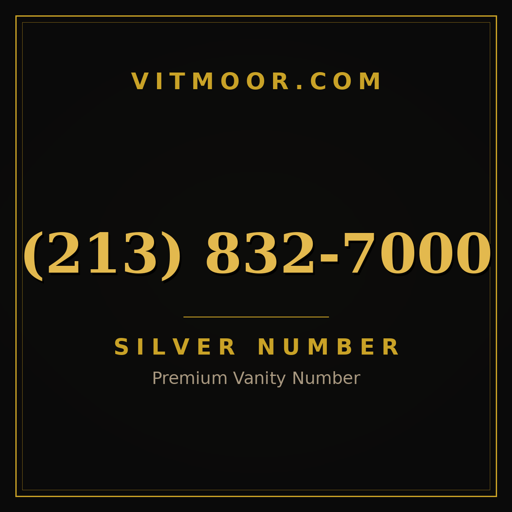 213 832-7000