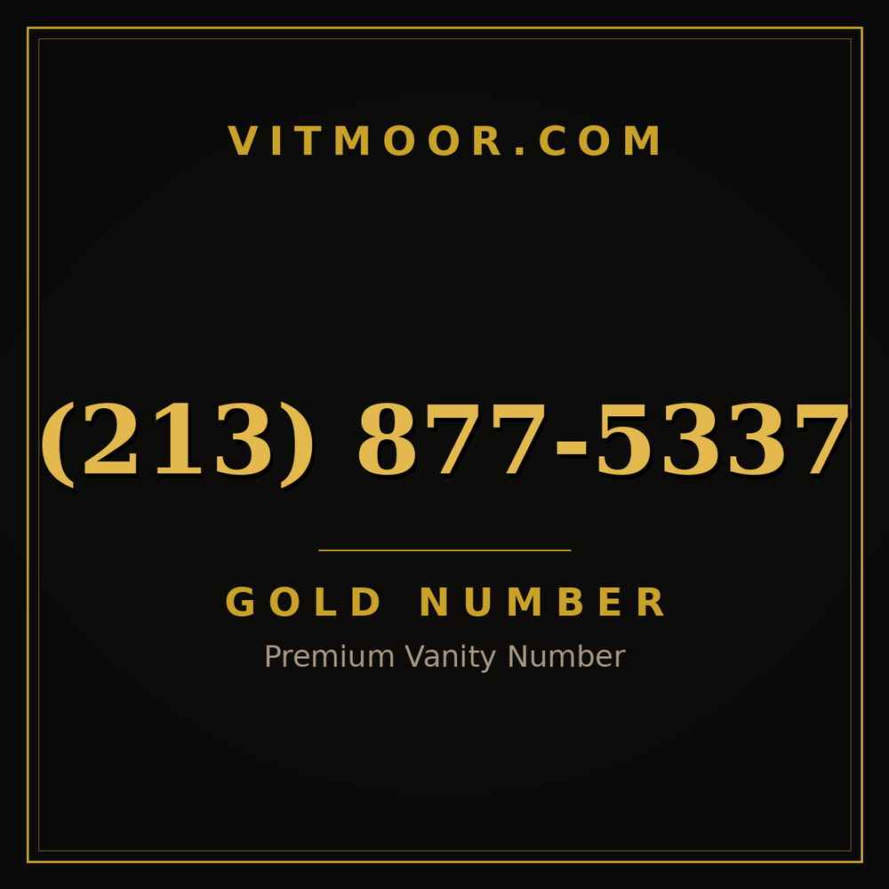 213 877-5337