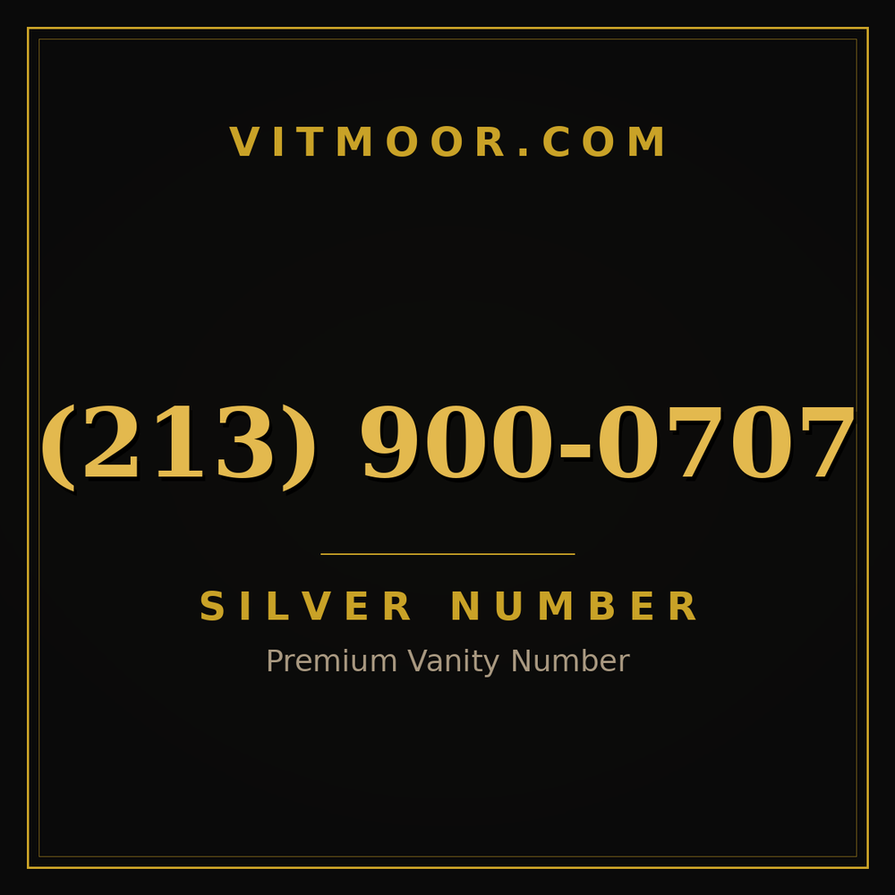 213 900-0707