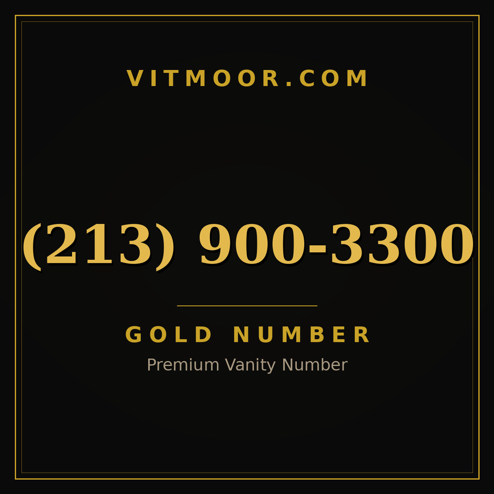 213 900-3300