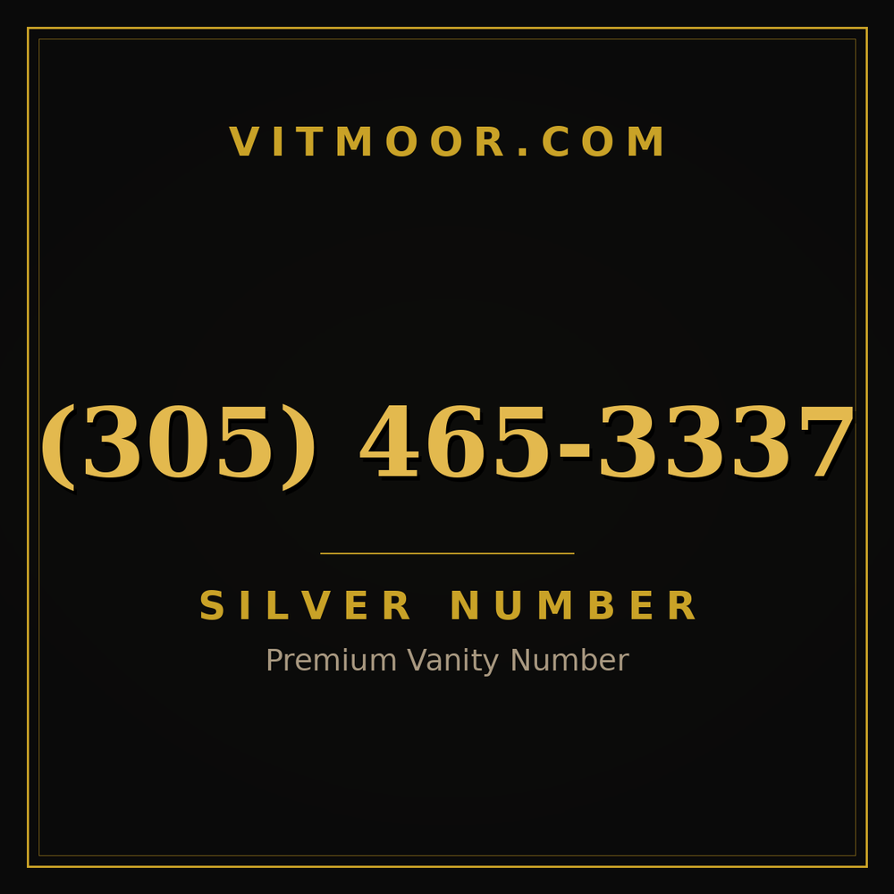 305 465-3337
