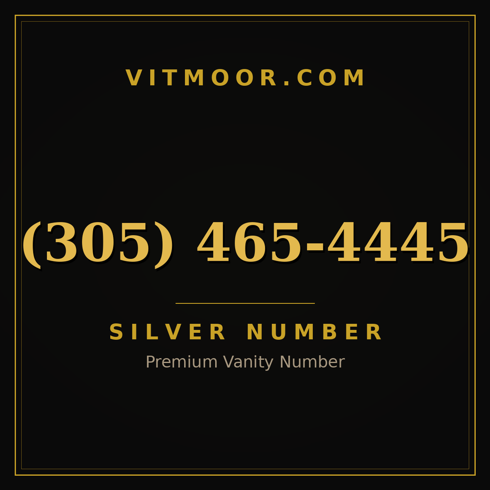 305 465-4445