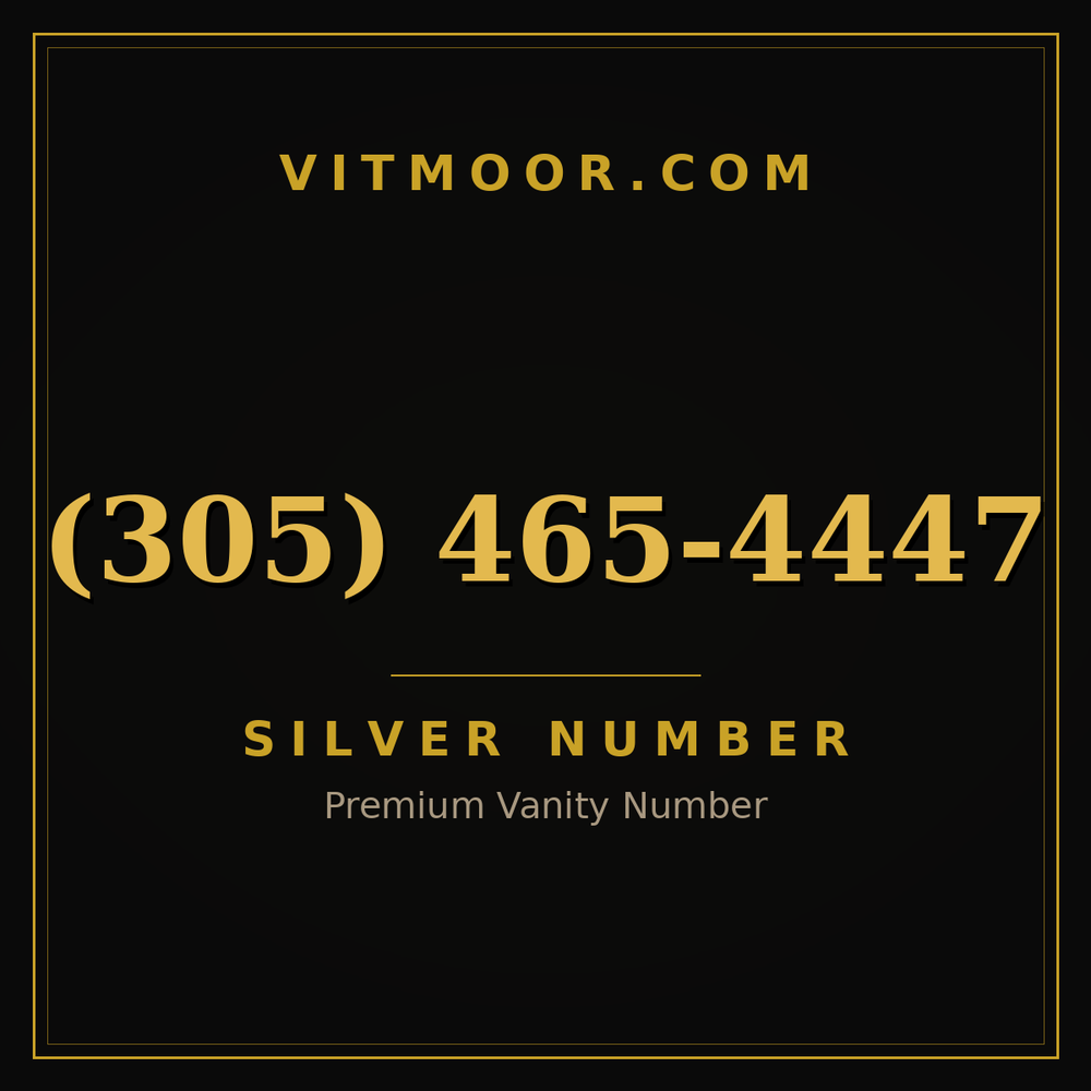 305 465-4447