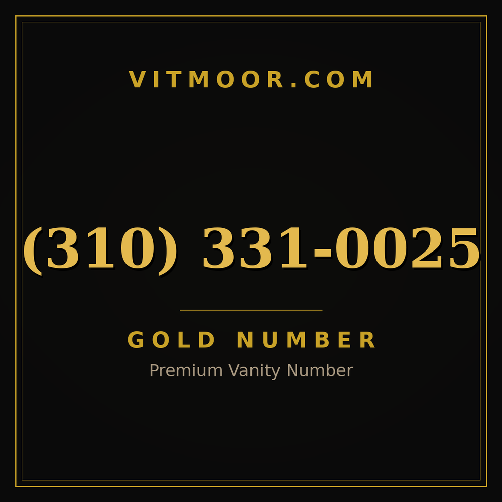 310 331-0025