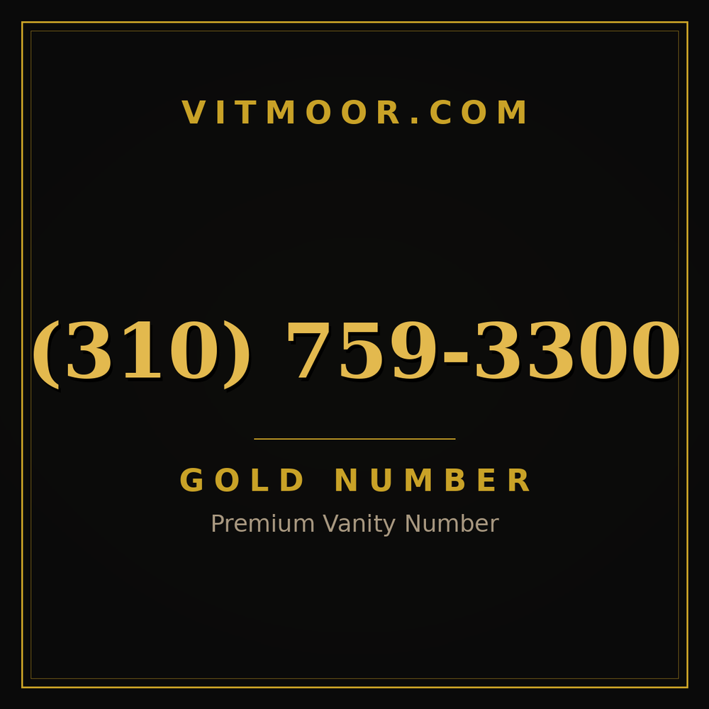 310 759-3300