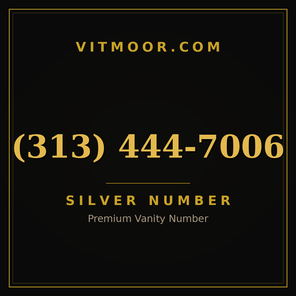 313 444-7006