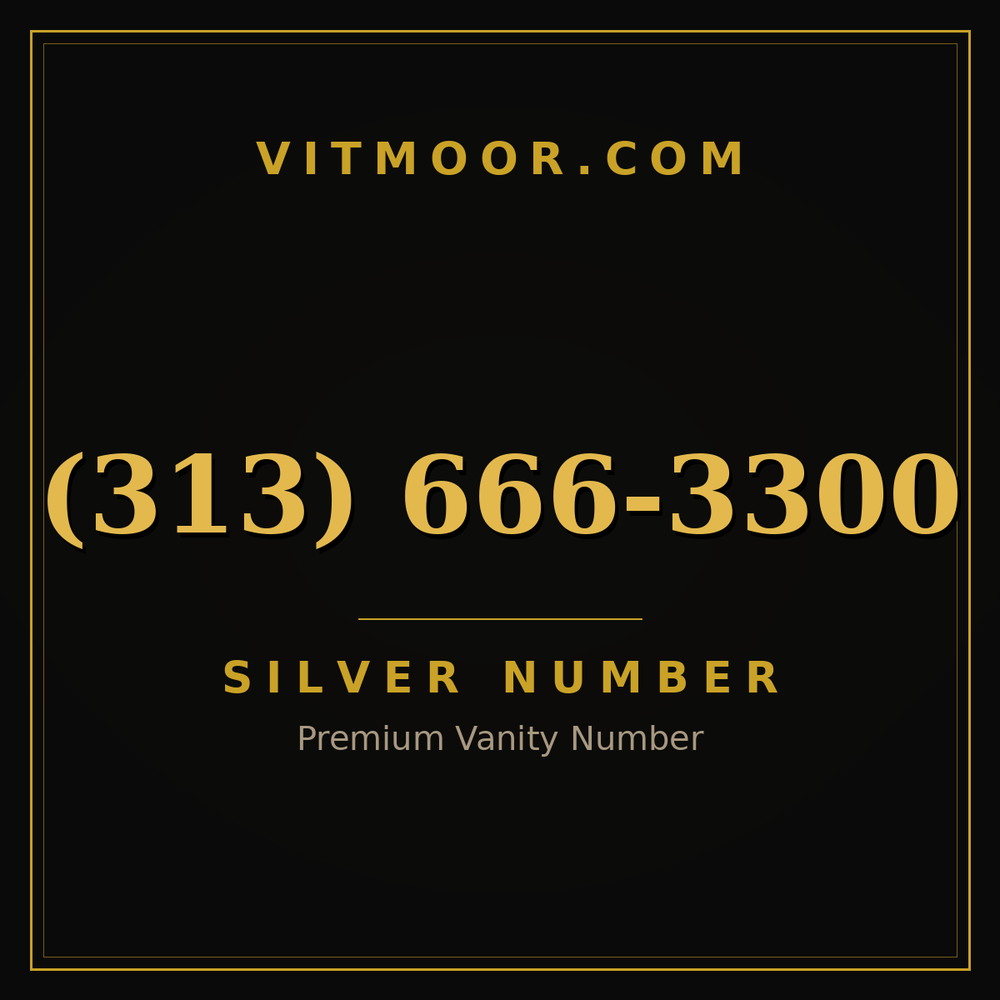 313 666-3300